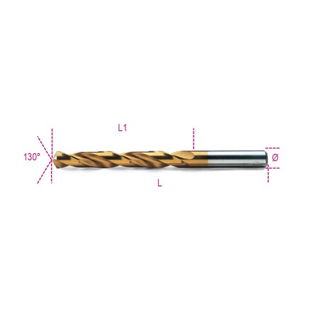 Beta Twist Drill, Short, 10.5mm 4140150